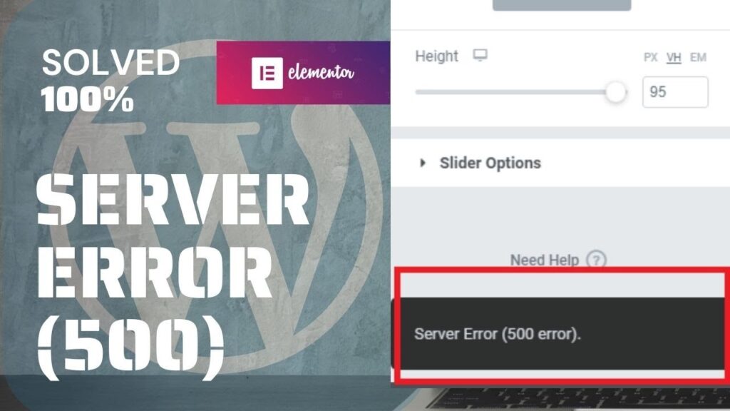 วิธีแก้ Server Error 500 ใน Elementor