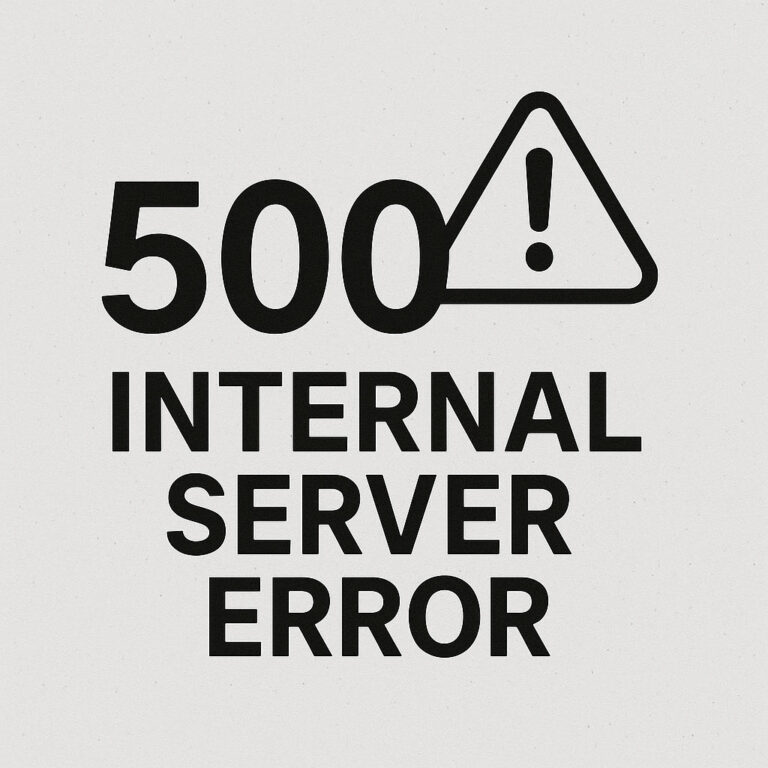 500 Internal Server Error คืออะไร