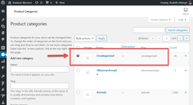 WooCommerce Delete Uncategorized วิธีลบหมวดหมู่ “Uncategorized” อย่างถาวร